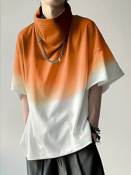 Isidora | Stylisches Gradient Cowl Neck T-Shirt