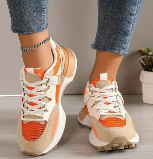 Qayra - Colorblock lässige Turnschuhe für Frauen