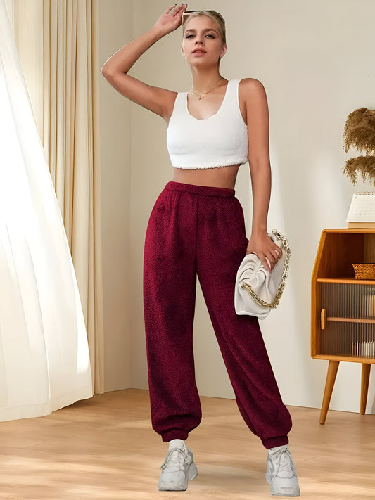 Noel | Bequeme und stilvolle High-Waist Lounge-Hosen