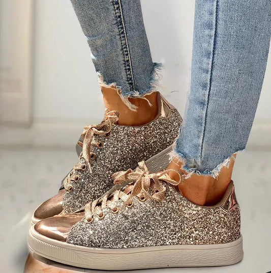 Aria - luxuriöser lässiger Glitzer-Damenschuh