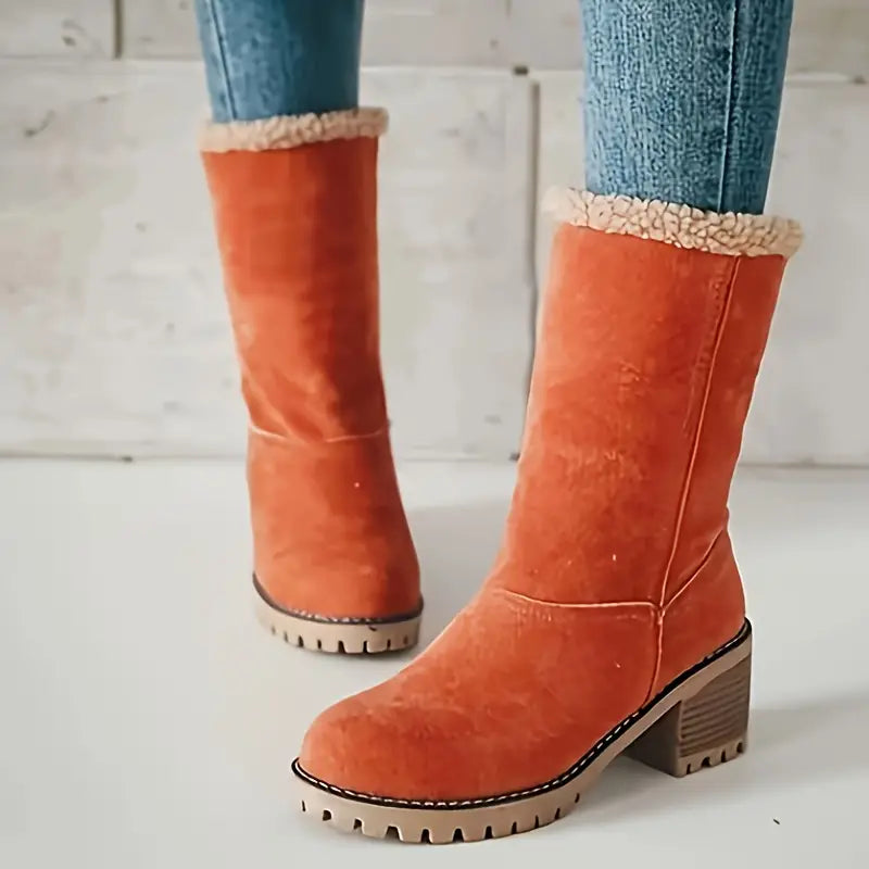 SELVYN | PLUSH-LINIERTE WINTER-PLATTFORM-ANKELESTIEFEL