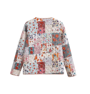 Mai - Jacken Damen Casual Print Langärmlig