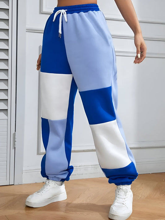 Tereza | Color-Block Lockere Jogginghosen – Komfort trifft Stil