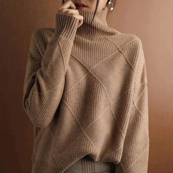 Valentina - Hochgeschlossener Pullover