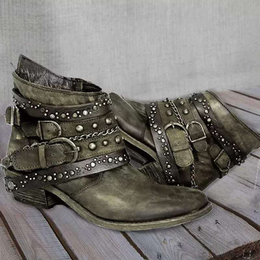 Quenisha - Neue Vintage-Stiefel