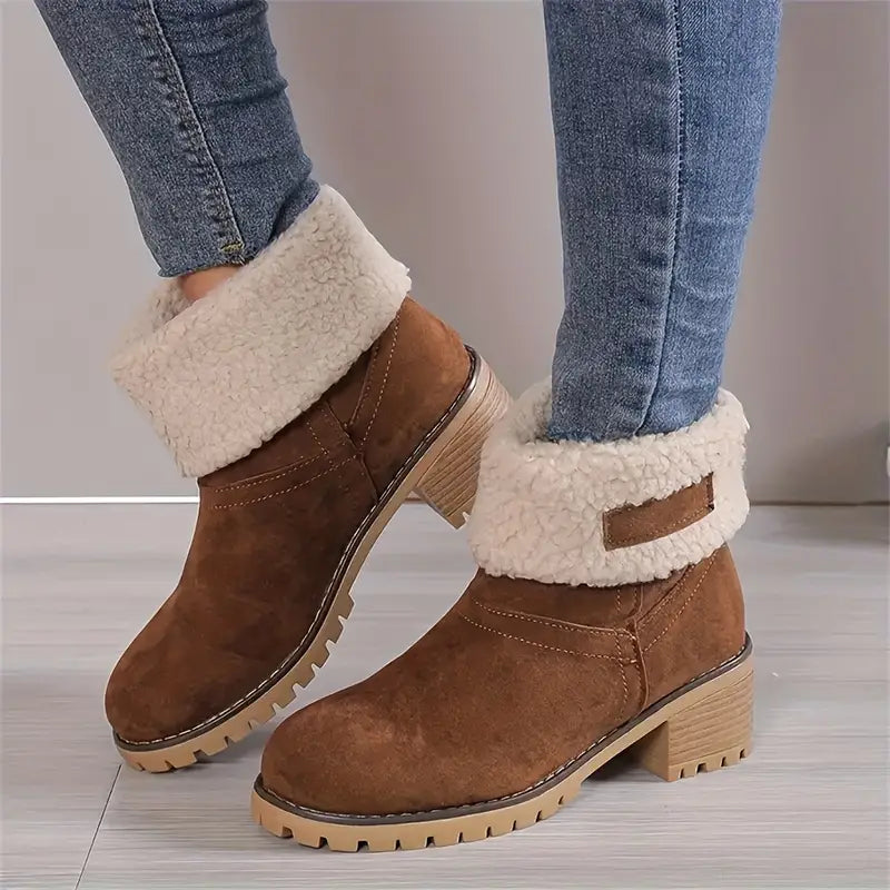 SELVYN | PLUSH-LINIERTE WINTER-PLATTFORM-ANKELESTIEFEL