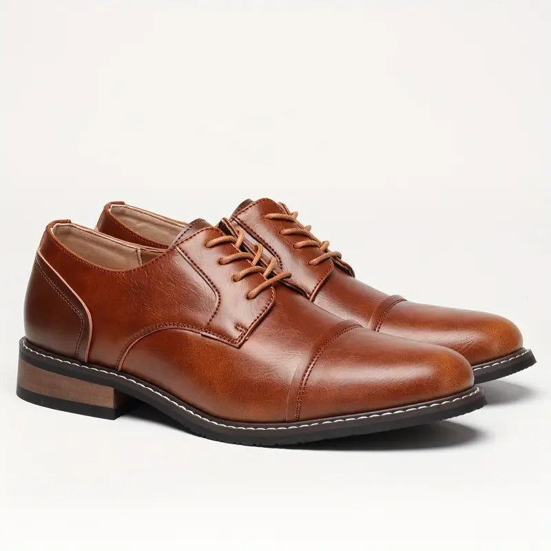 Harrison – solide vintage-derby-schuhe für herren