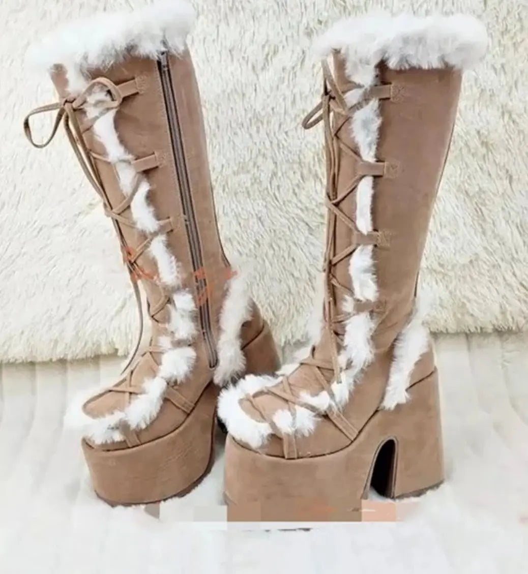 Belin | Neue Winter Frauen Schnee Stiefel Plattform  (Saison  1)