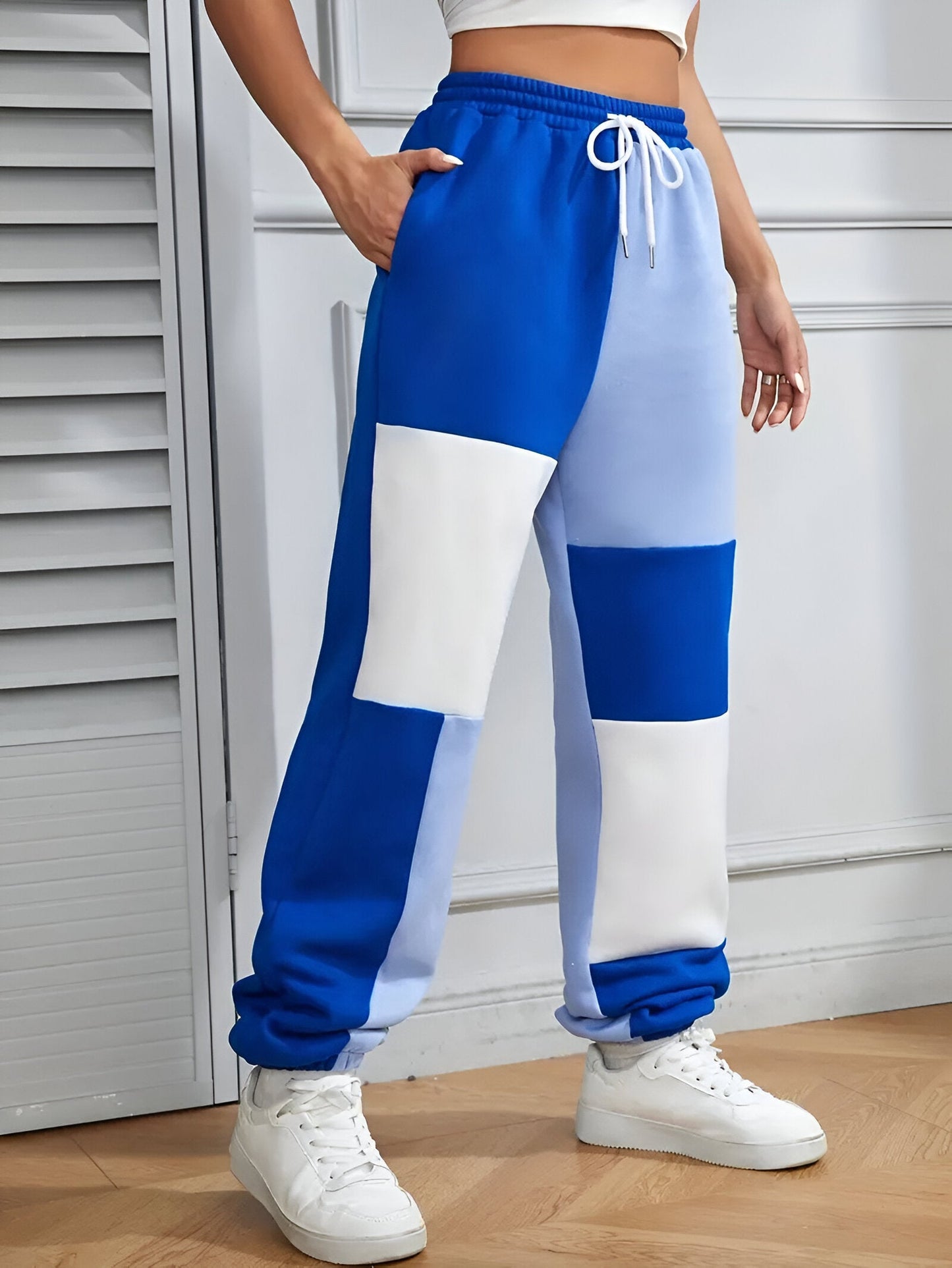 Tereza | Color-Block Lockere Jogginghosen – Komfort trifft Stil