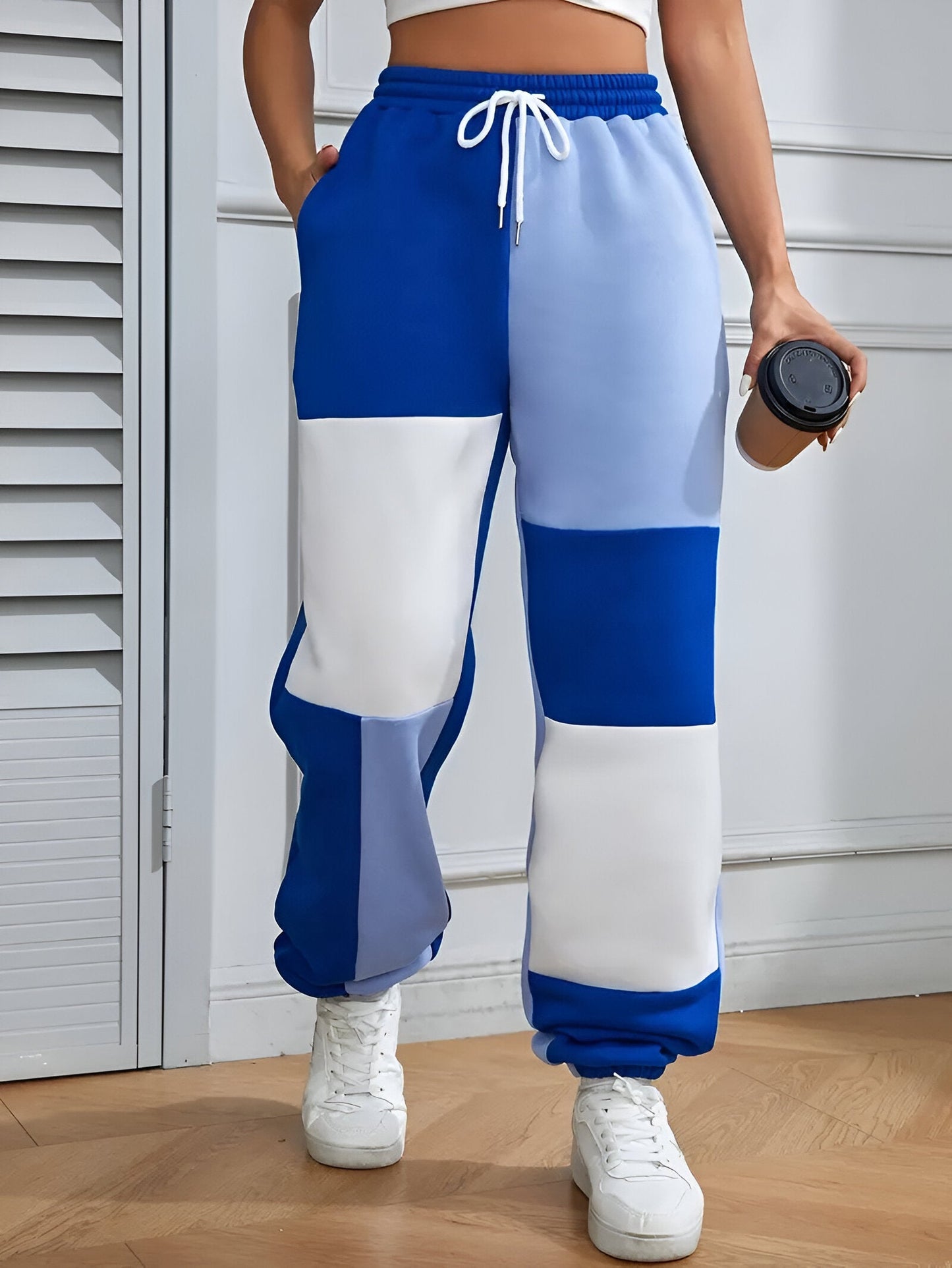 Tereza | Color-Block Lockere Jogginghosen – Komfort trifft Stil