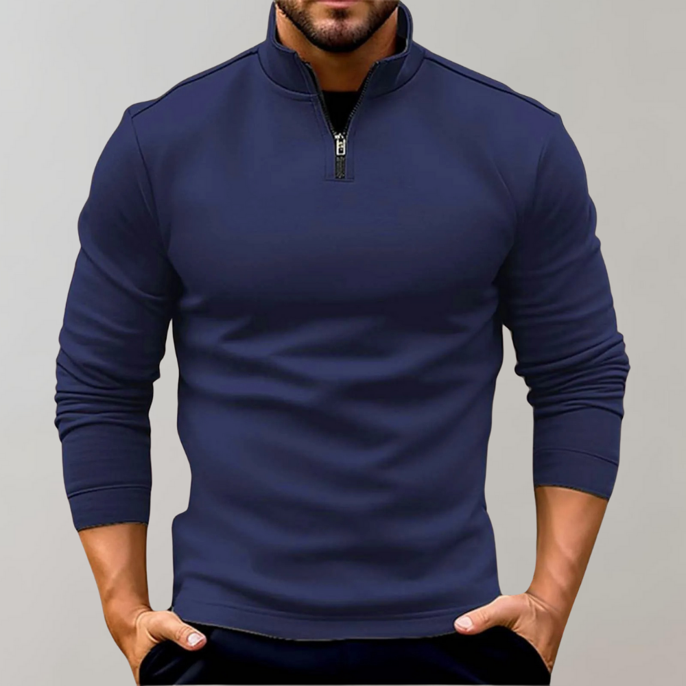 Lyyti | Warm Herren Pullover mit Reißverschluss