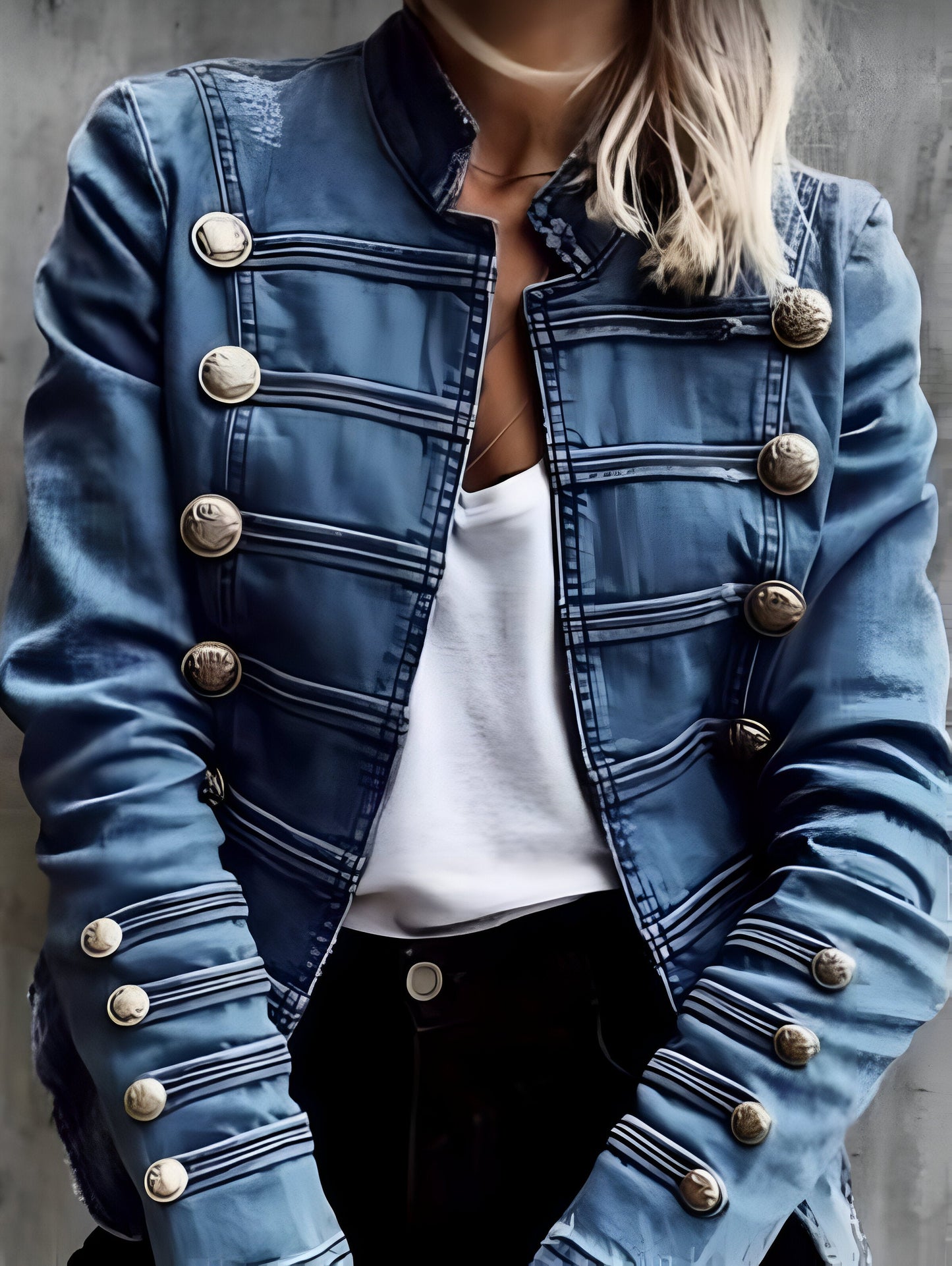 Florine | Vintage-inspirierten Denim-Jacke