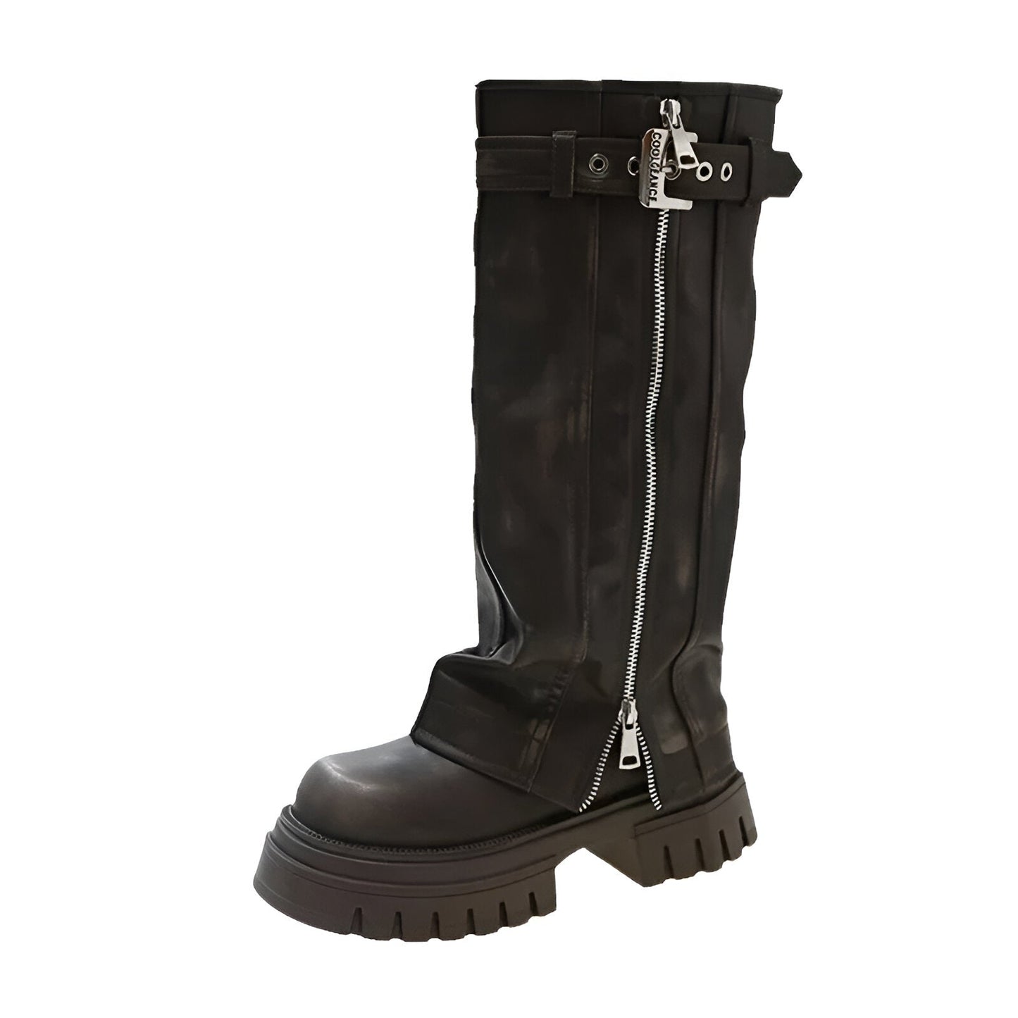 Gisela | Schicke Winter Bikerstiefel mit stilvollem Akzent