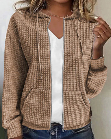 Malia | Strickjacke mit Blockmuster