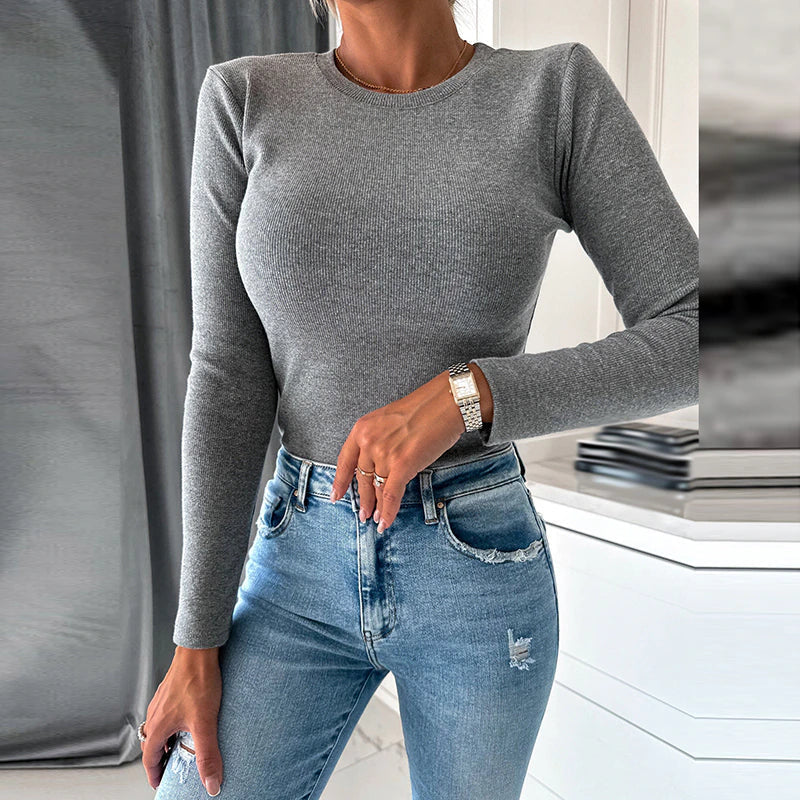 Amelia - Sexy Pullover mit langen Ärmeln