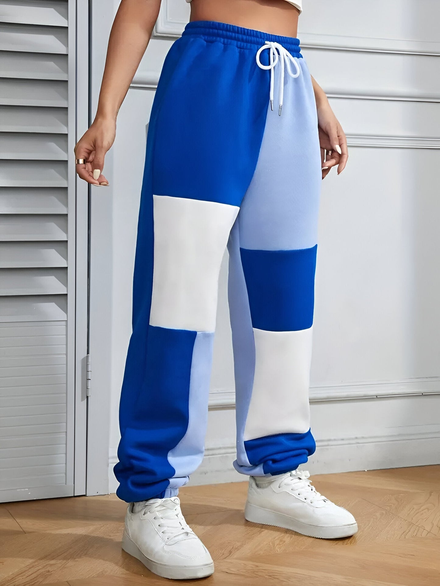 Tereza | Color-Block Lockere Jogginghosen – Komfort trifft Stil