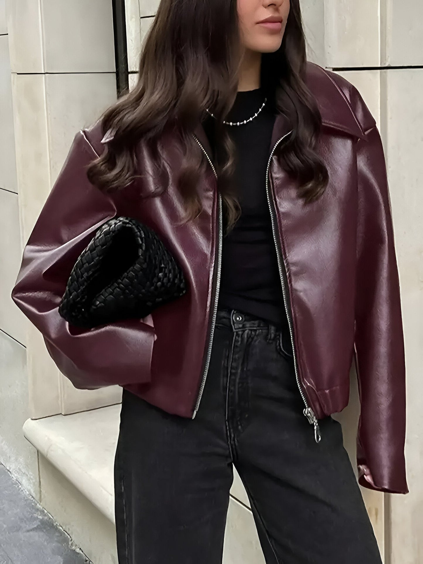 Jana | Stylische Retro-Motorradjacke