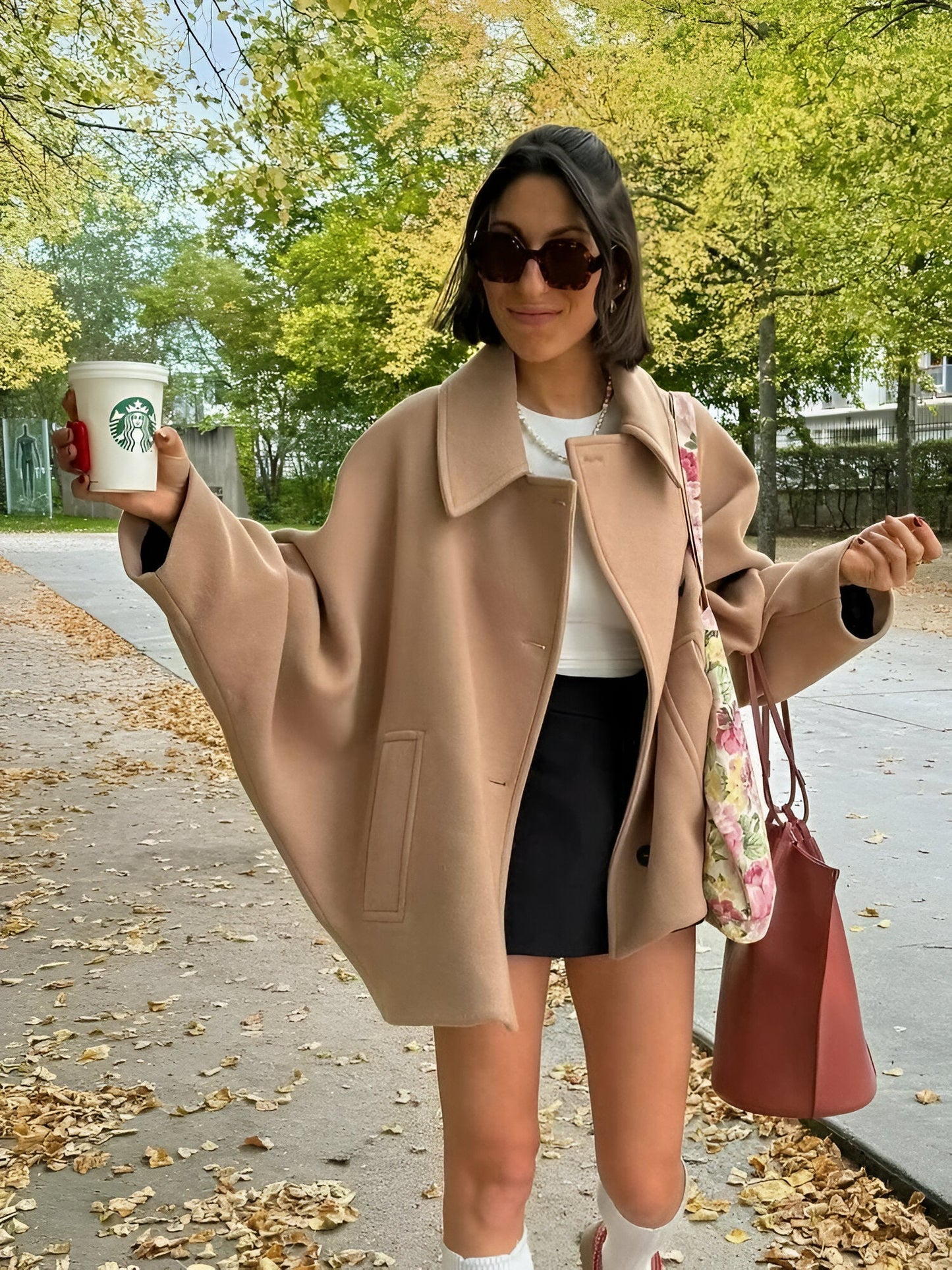 Franca | Elegante Oversized Wolljacke