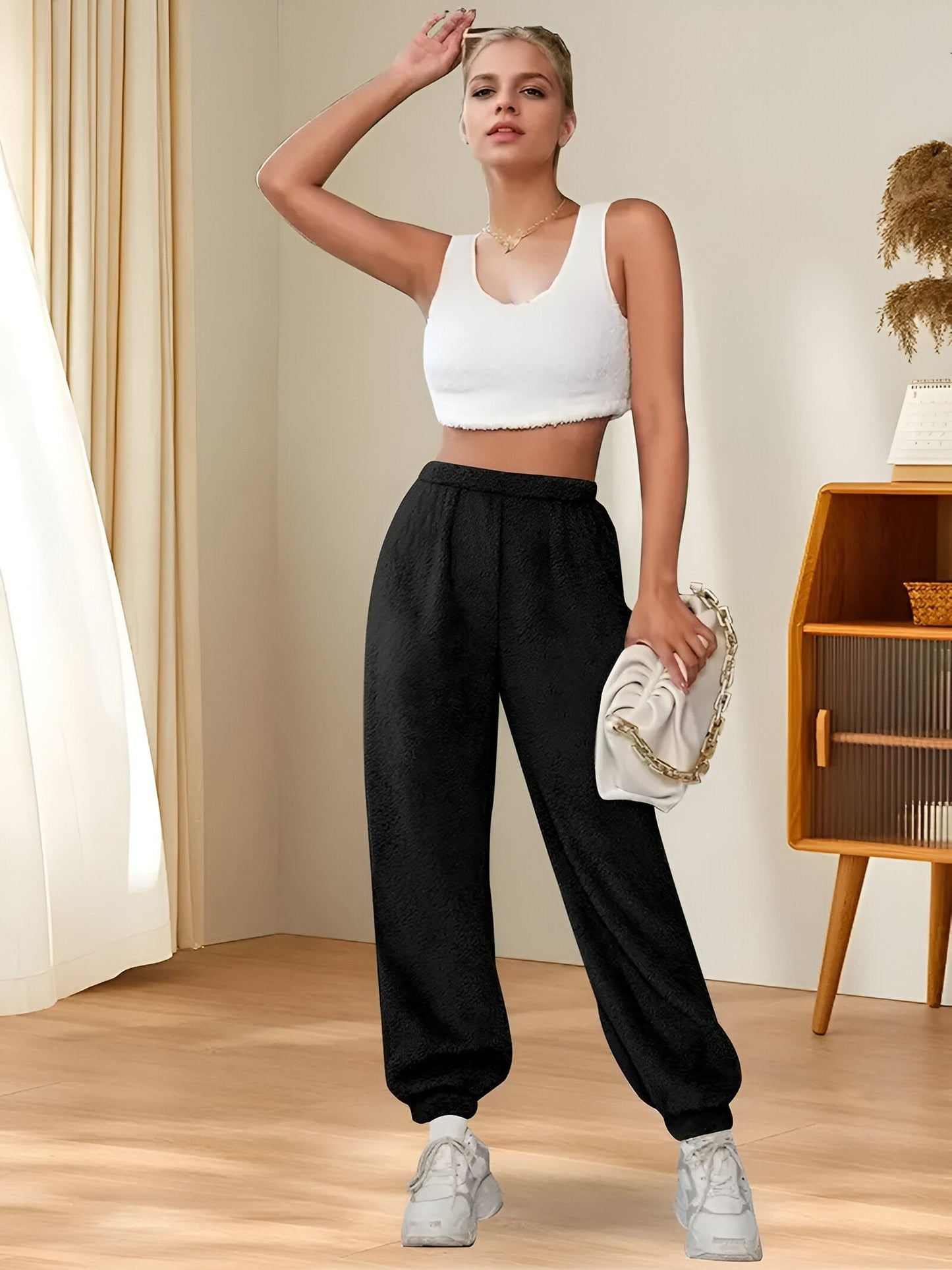 Noel | Bequeme und stilvolle High-Waist Lounge-Hosen