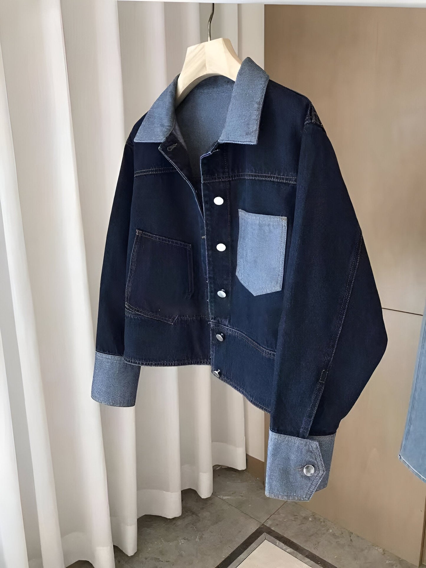 Ingrida | Trendige Retro-Denimjacke