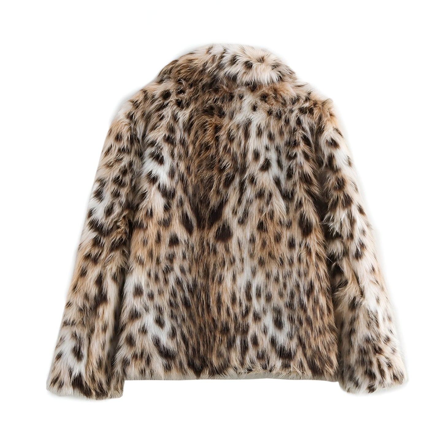 Ilithyia | Trendiger Leopard-Print Wintermantel