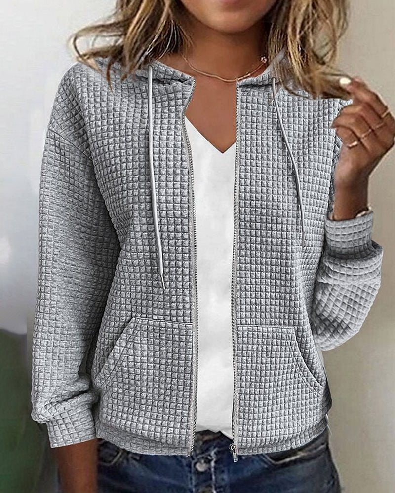 Malia | Strickjacke mit Blockmuster