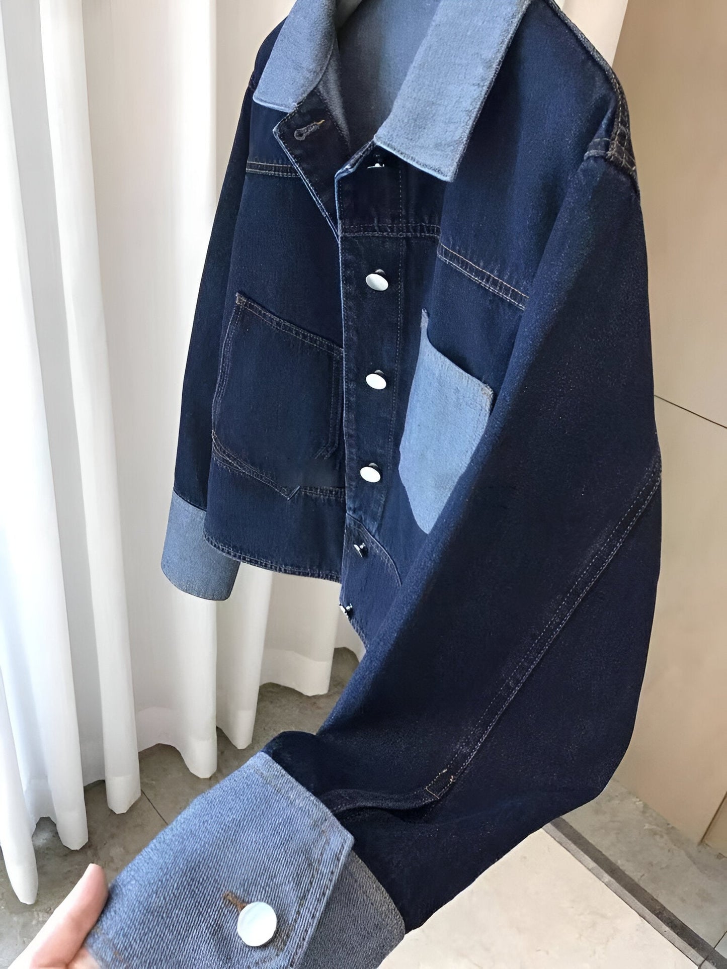 Ingrida | Trendige Retro-Denimjacke