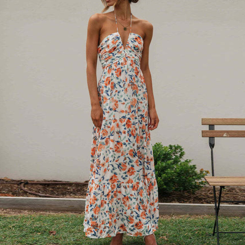 Avaline - Florales Maxikleid für Frauen