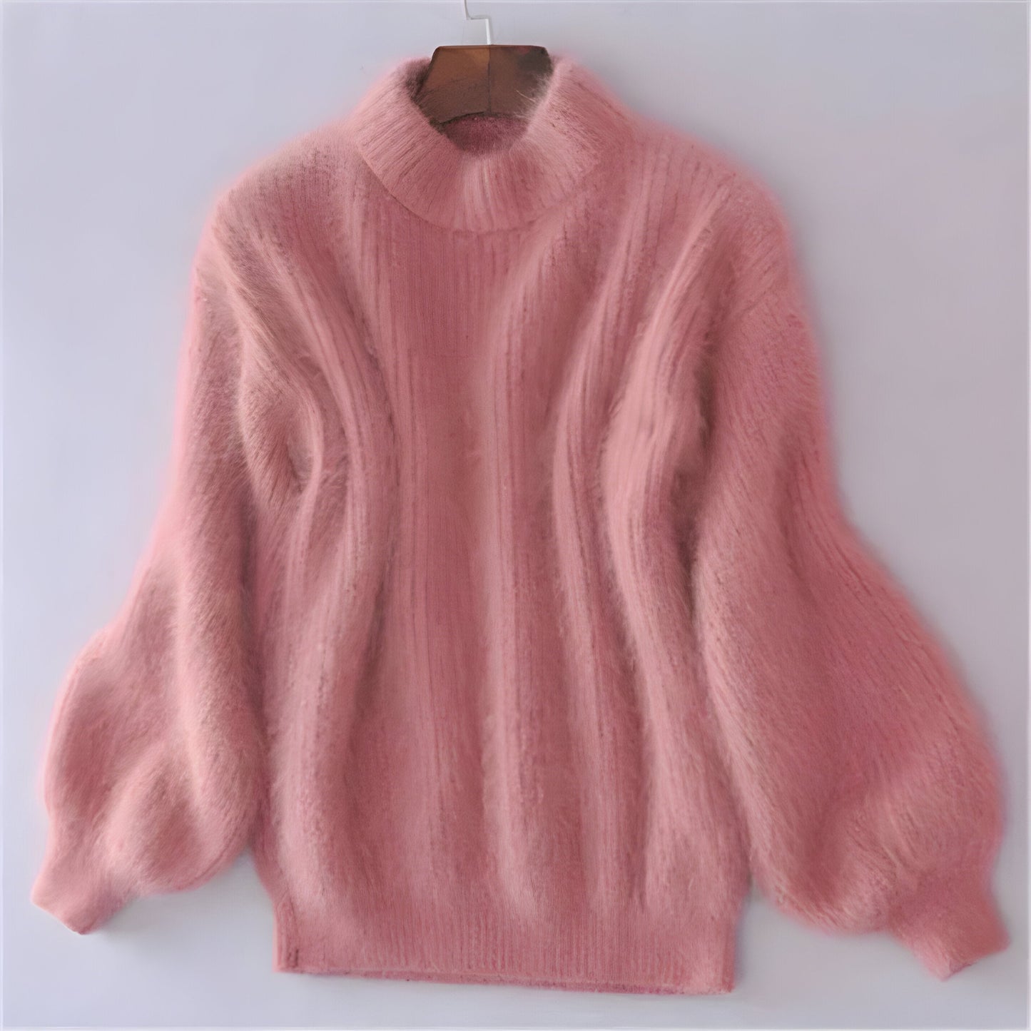 Selric | Flauschiger Strick-Rollkragenpullover