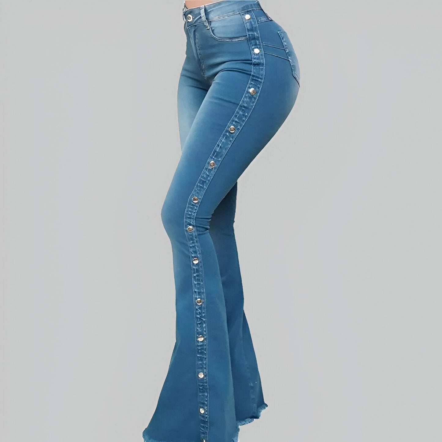 Milica | Vintage-inspirierte High-Waist Flared Jeans